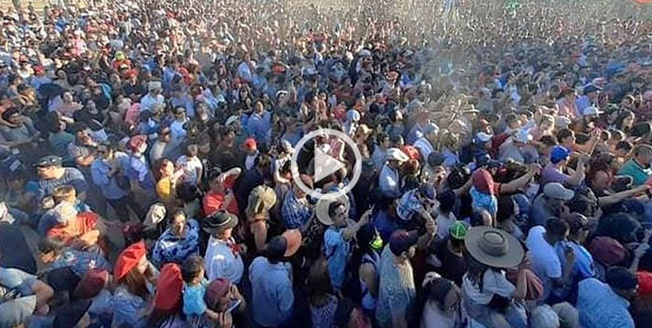 Video: se "descontroló" una jineteada en Cipolletti