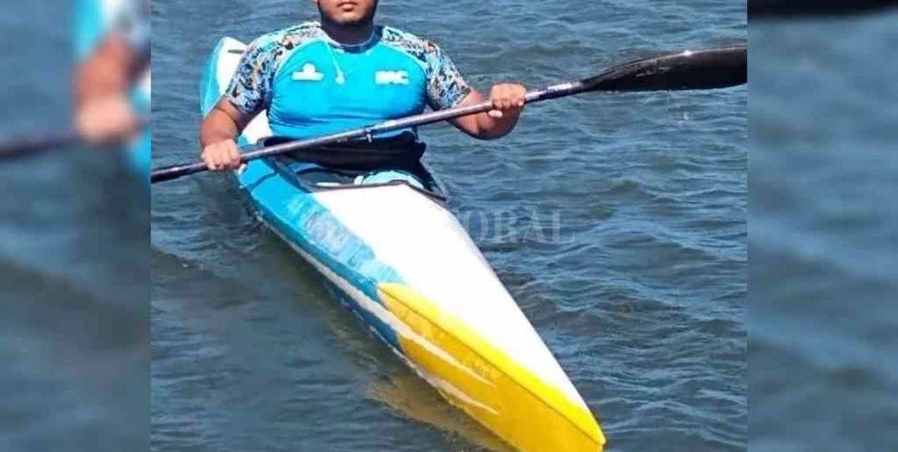 Facundo Sánchez Man, bronce santafesino en el Sudamericano de paracanotaje