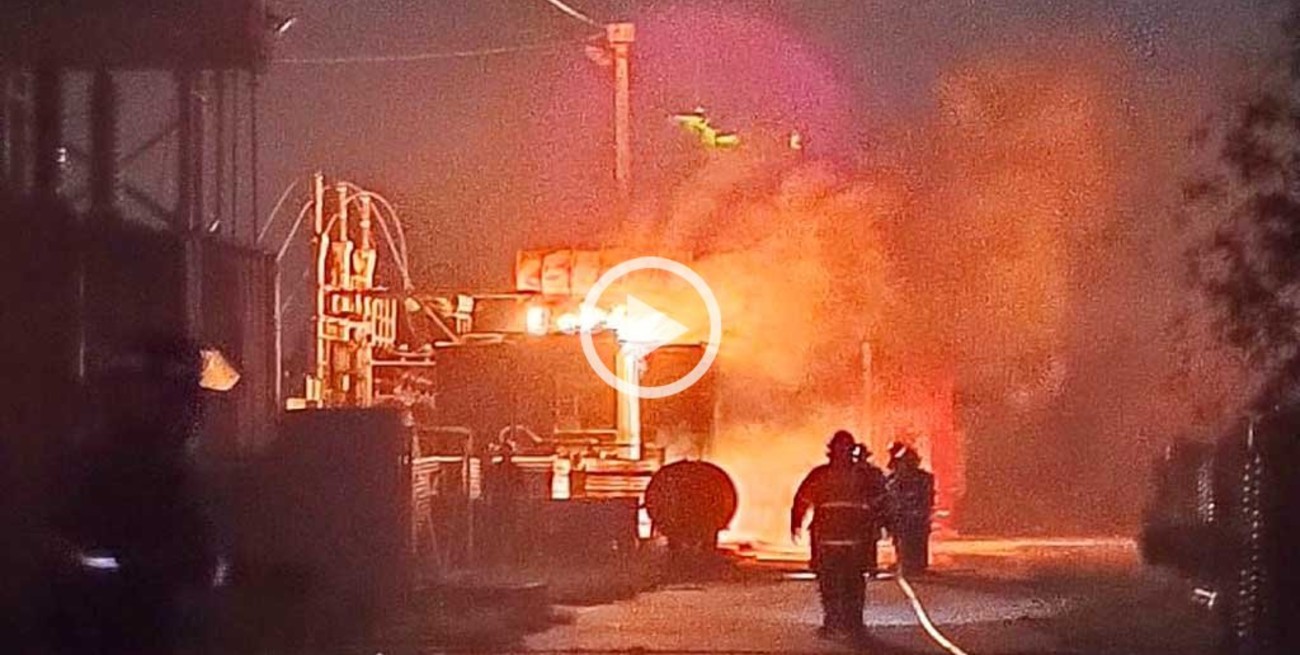 Video: así fue el incendio que afectó a la Estación Norte de la EPE