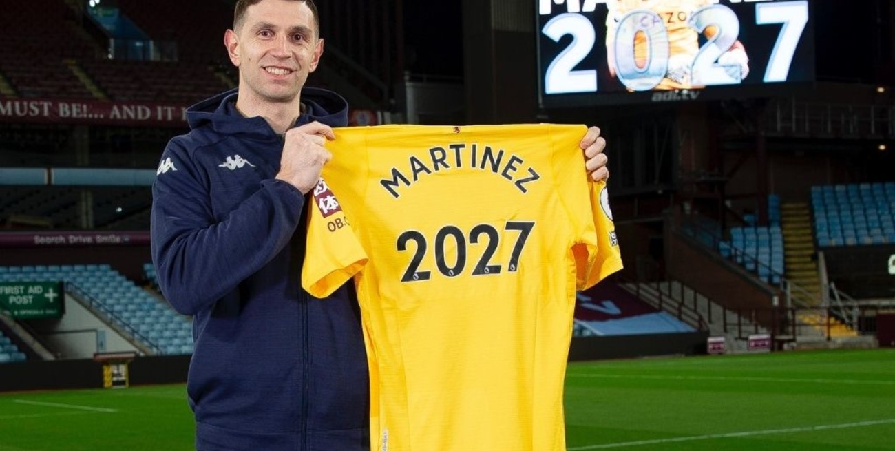 Emiliano "Dibu" Martínez renovó su contrato con el Aston Villa