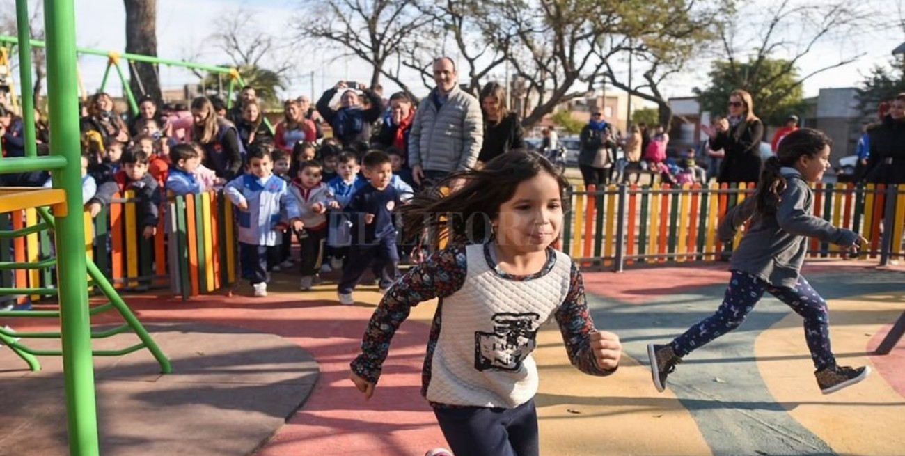 Se inauguró la remodelación de la plaza Fournier en Don Bosco