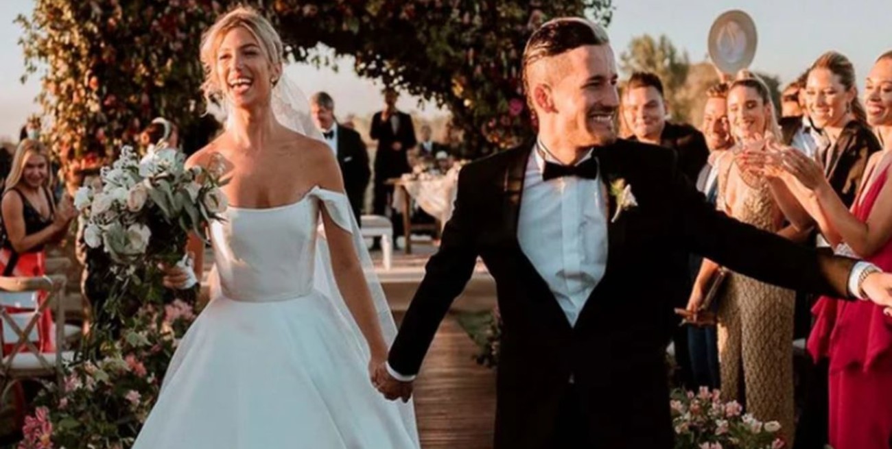 Se casaron Stefi Roitman y Ricky Montaner
