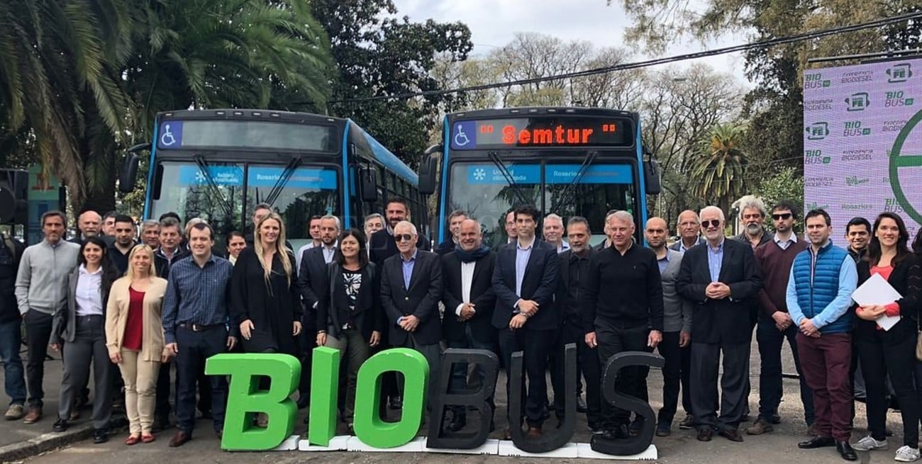 Exitosa prueba piloto de utilización de biodiésel 100% en colectivos de Rosario