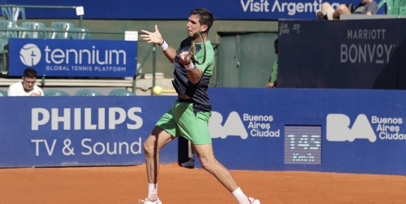 Delbonis sigue en carrera en el Argentina Open: derrotó a Andújar y está en cuartos de final