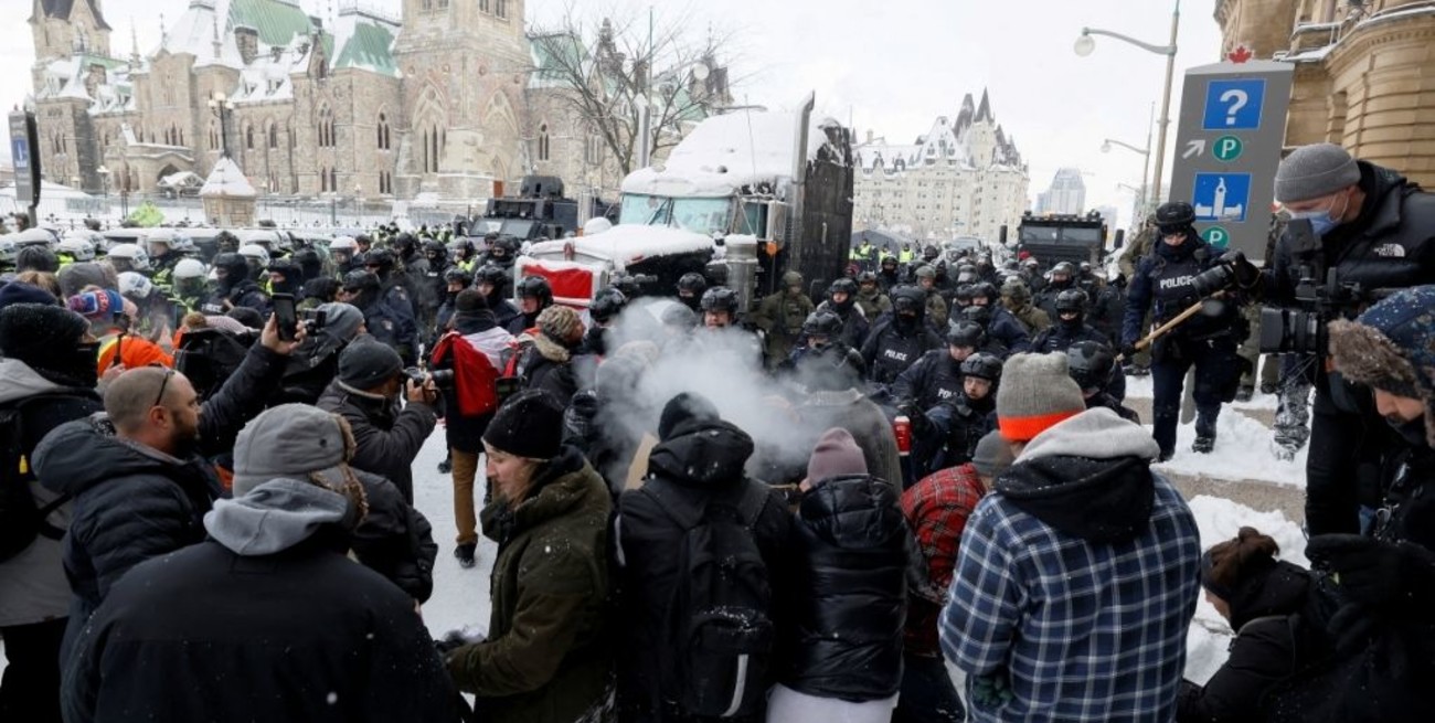 Canadá: 47 detenidos por protestas en contra de medidas sanitarias por Covid-19