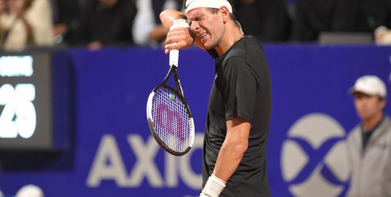 En su regreso al tenis, Del Potro cayó ante Delbonis en el Argentina Open