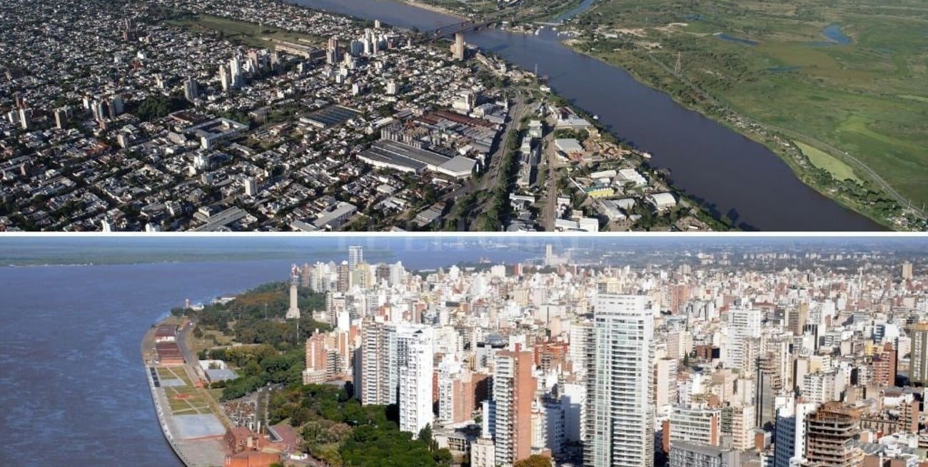 Mapas: qué localidades incluyen el Gran Santa Fe y el Gran Rosario