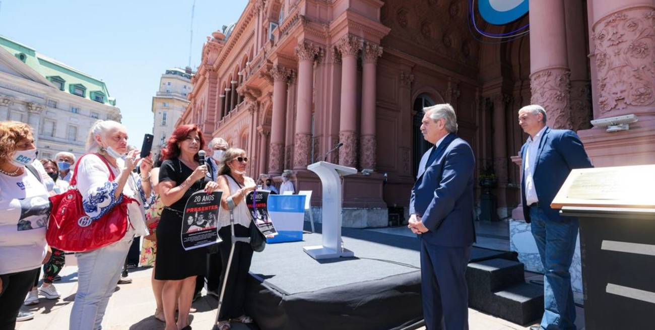 Alberto Fernández recordó a las víctimas de la represión de 2001
