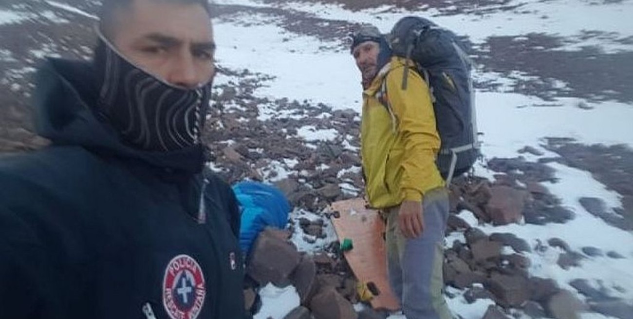 Mendoza: rescataron a una andinista que se había perdido en un cerro