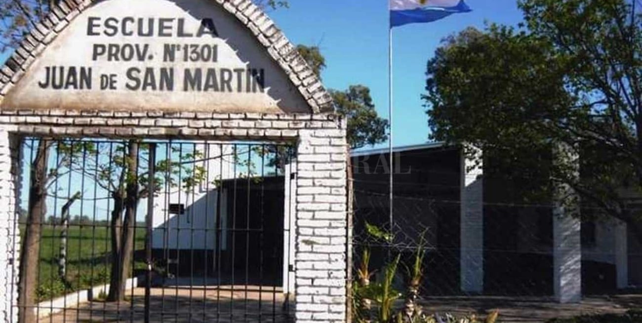 En la Escuela de Campo Jullier no se puede dar clase cuando llueve