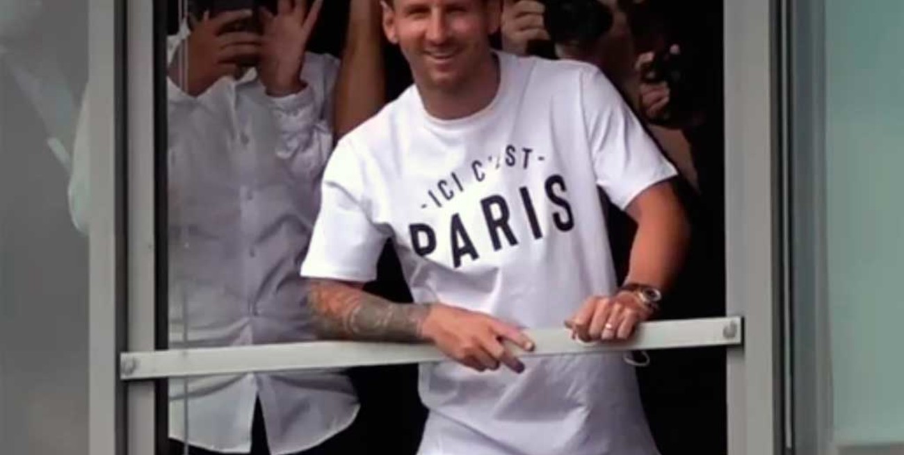 Messi llegó a París