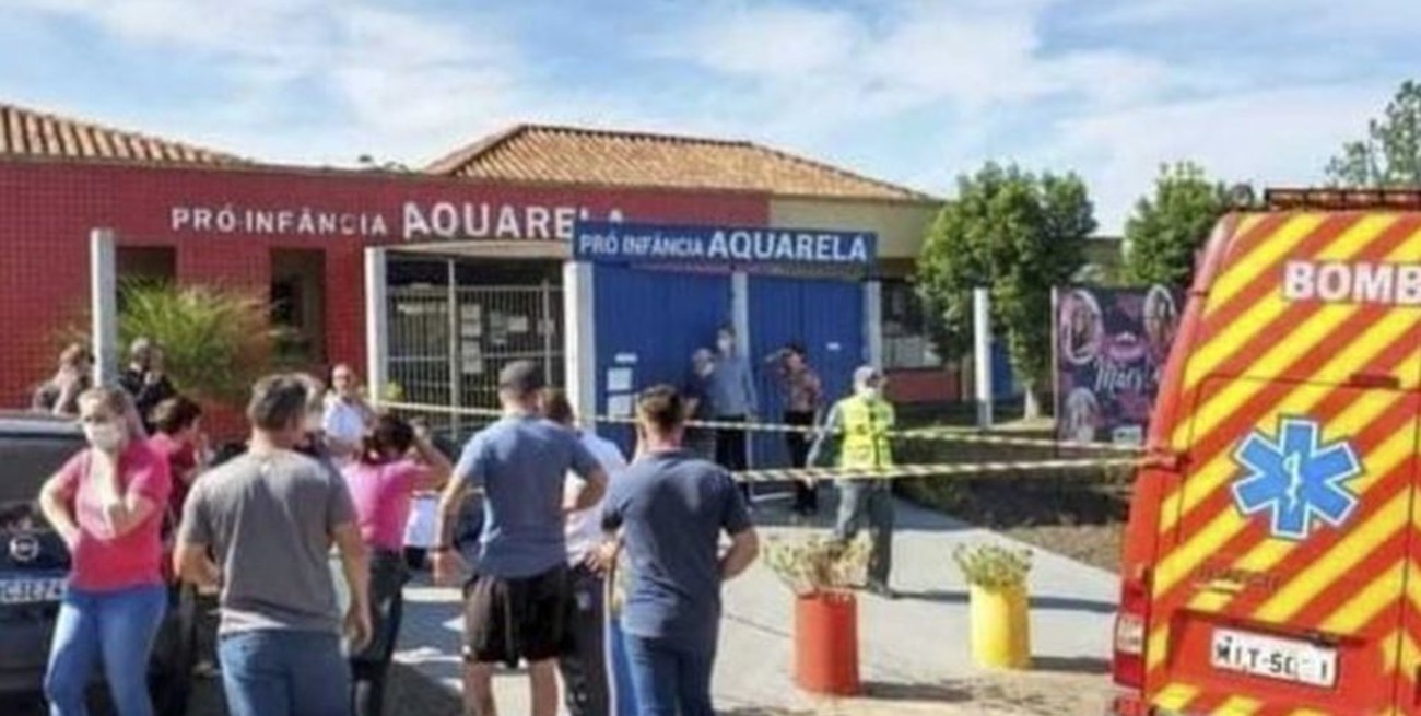 Adolescente de 14 años mató a tres niños y una maestra en jardín de infantes en Brasil