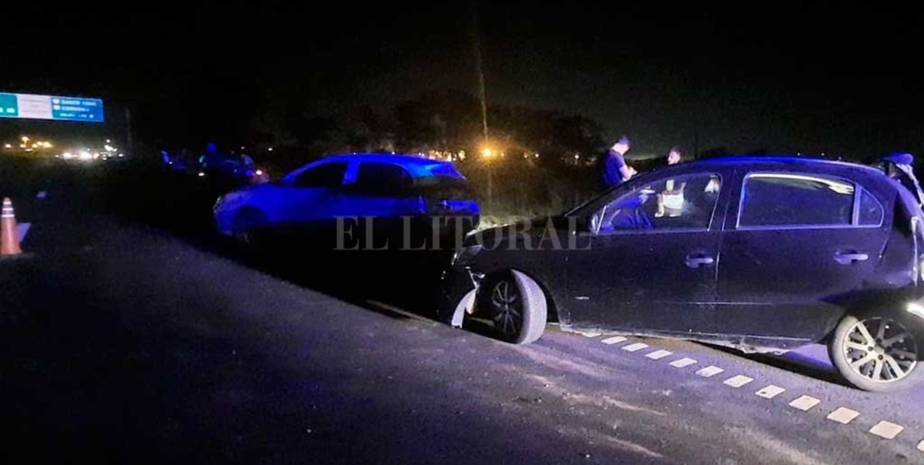 Peligrosos adoquines en la autopista Santa Fe - Rosario provocaron un triple choque