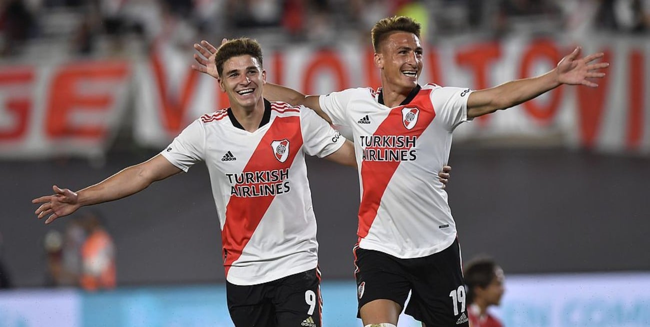 Imparable: River goleó a Argentinos y estiró la ventaja en lo más alto de la tabla