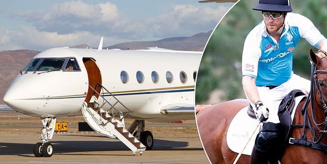 El príncipe Harry viajó en un jet privado y ahora lo acusan de ser un "hipócrita ambiental"