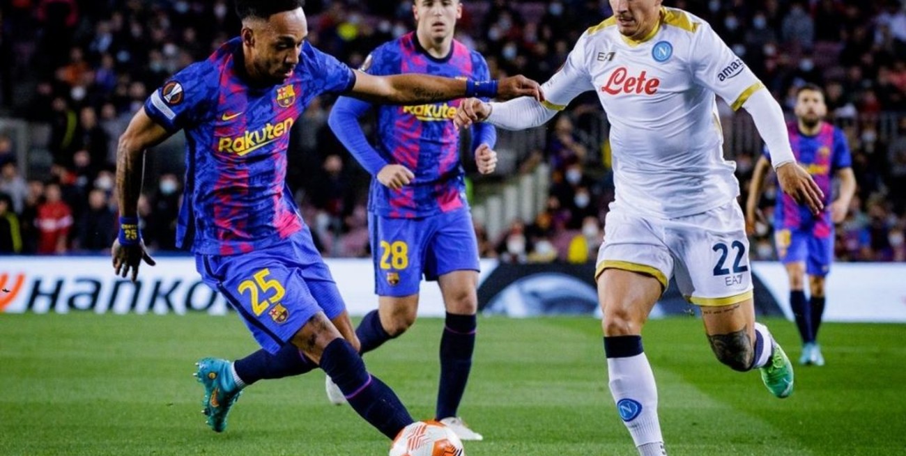 Napoli y Barcelona buscarán seguir avanzando en la Europa League