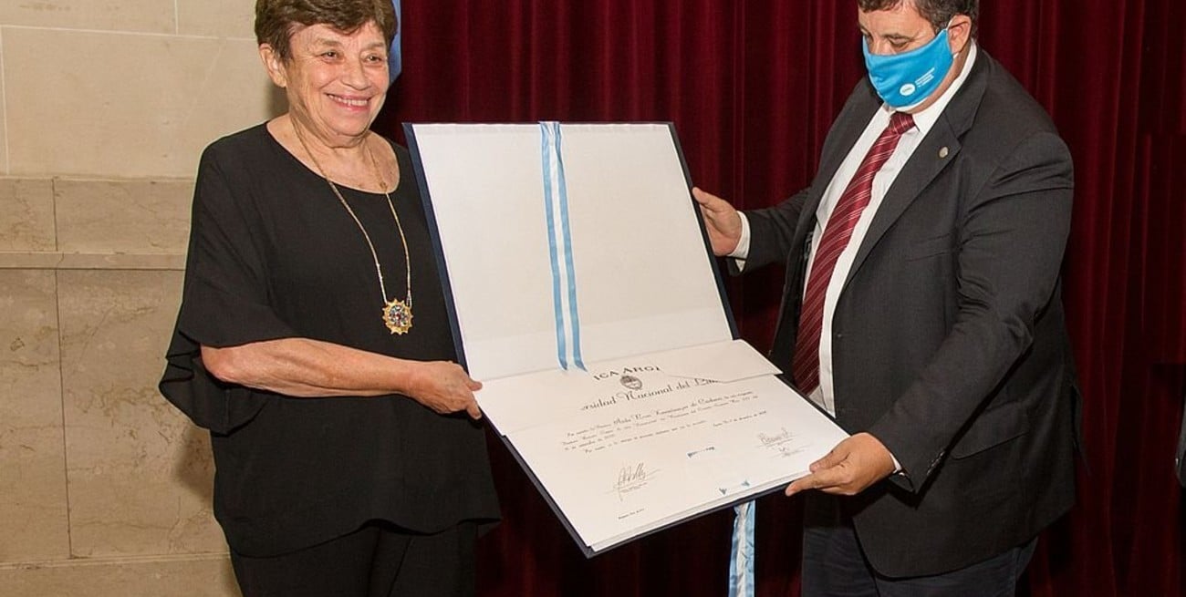 Aída Kemelmajer, segunda mujer investida con el doctorado Honoris Causa por la UNL