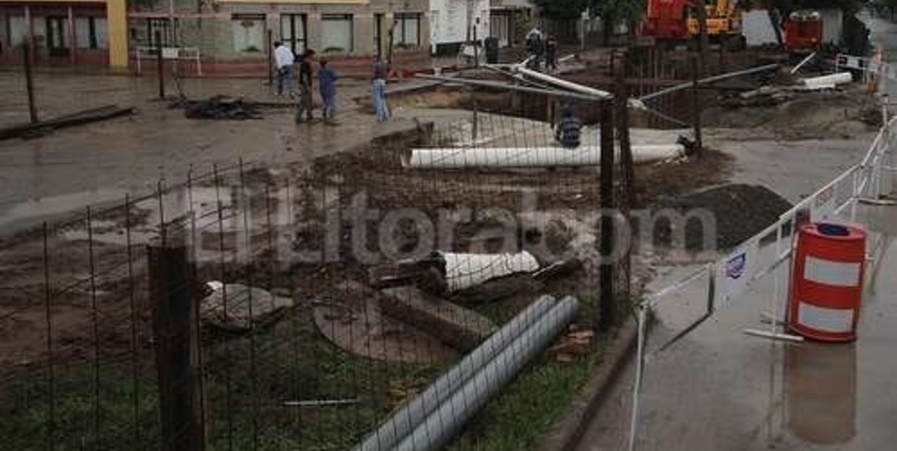 Corte de tránsito en bulevar Pellegrini entre Francia y Urquiza