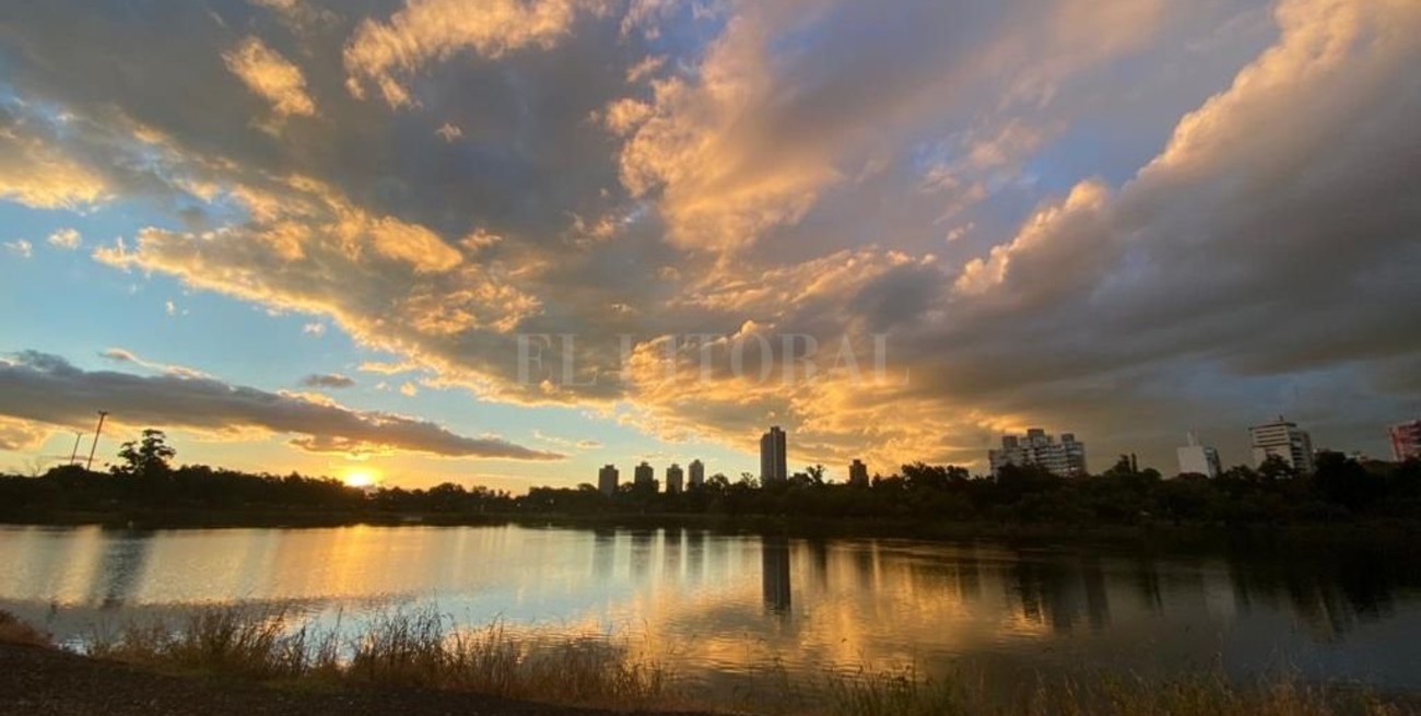 Miércoles templado y mayormente nublado en la ciudad de Santa Fe