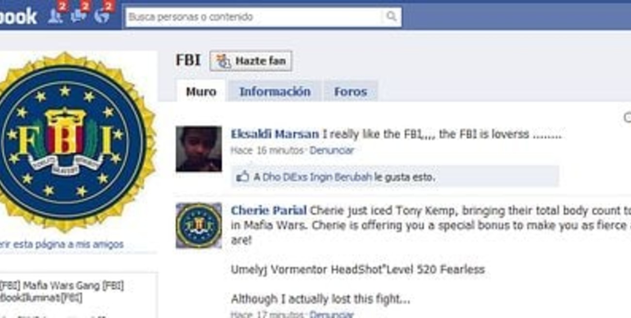 El FBI usa Facebook para sus investigaciones