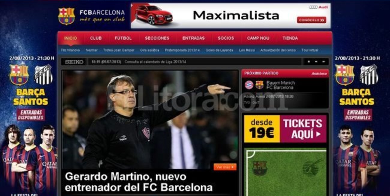 Martino es el nuevo DT del Barcelona