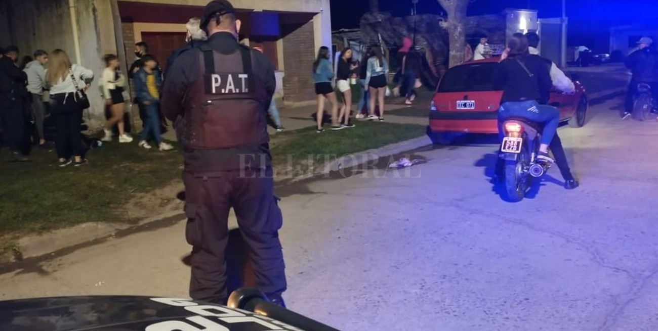 Policía debió intervenir por varias fiestas clandestinas