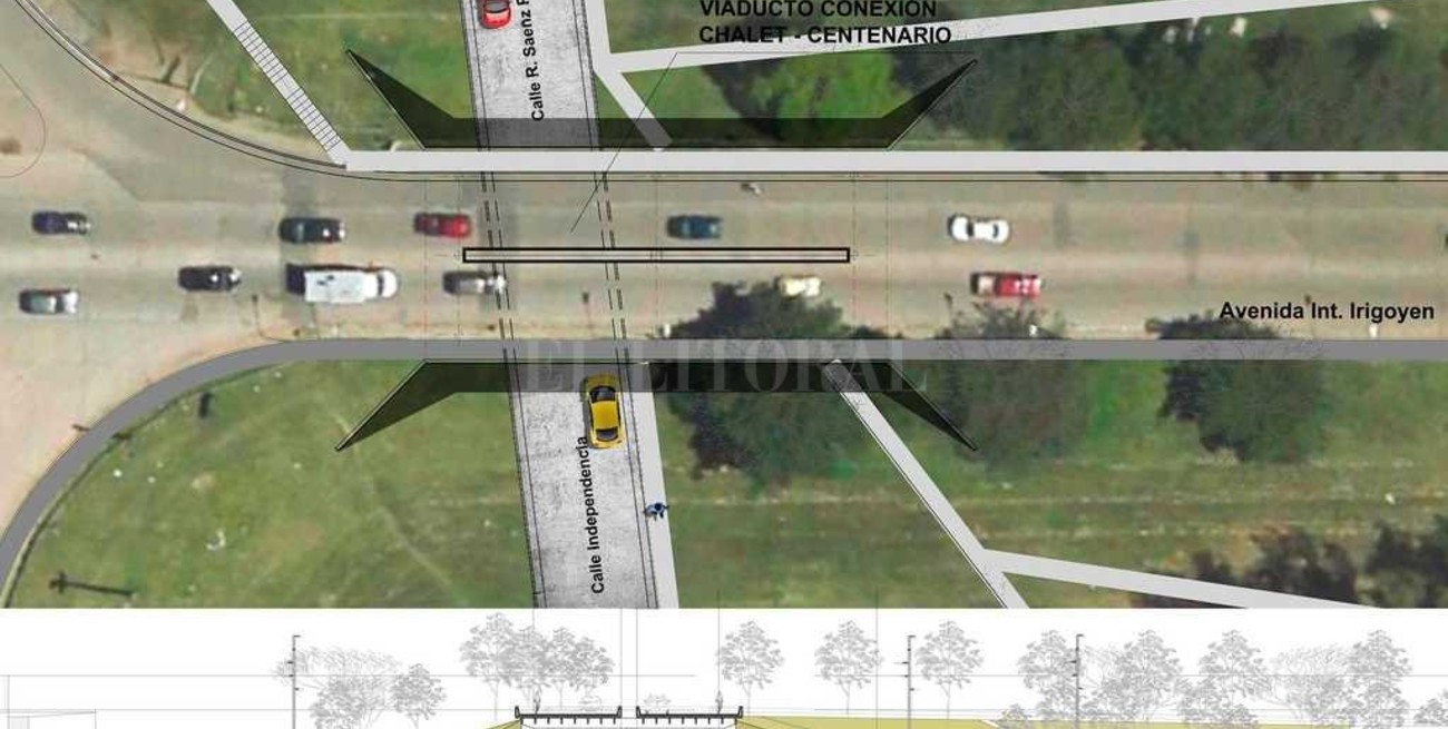 Comienza la obra del enlace vial entre Chalet y Centenario
