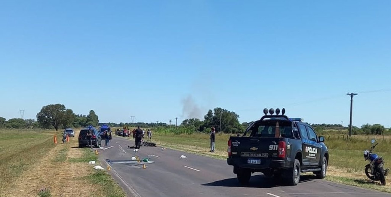 Trágico choque sobre la Ruta 31, a la altura de Paraje El Carmen