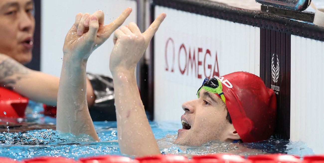 Juegos Paralímpicos: Matías De Andrade consiguió la medalla de plata en los 100 espalda