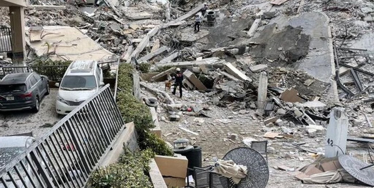 No se define el número de argentinos desaparecidos durante el derrumbe del edificio en Miami