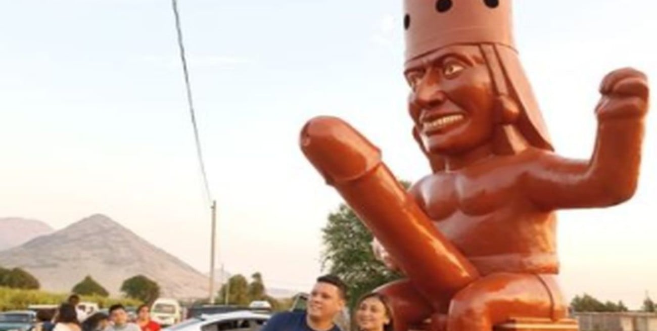 Es viral: un huaco Moche con un pene gigante enloquece al turismo en Perú