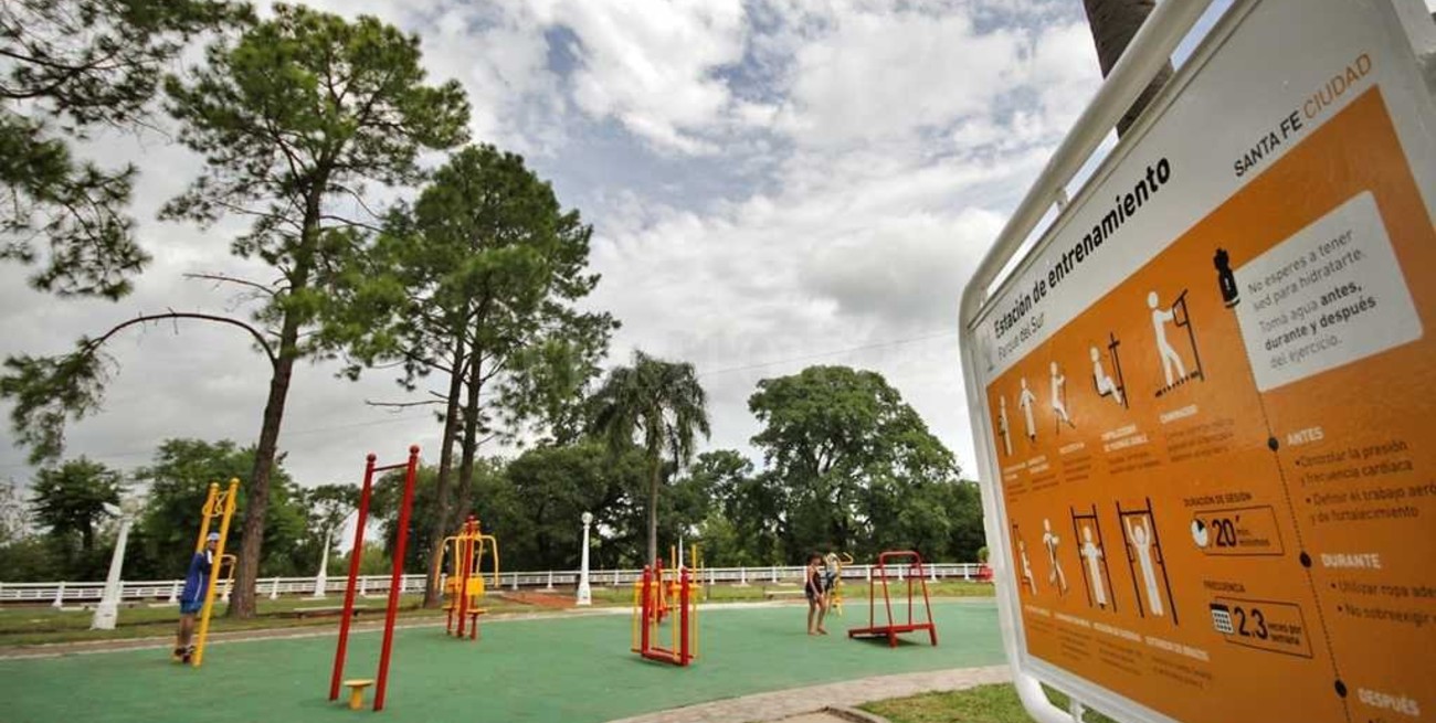 Inauguraron la nueva estación de entrenamiento en el Parque Sur