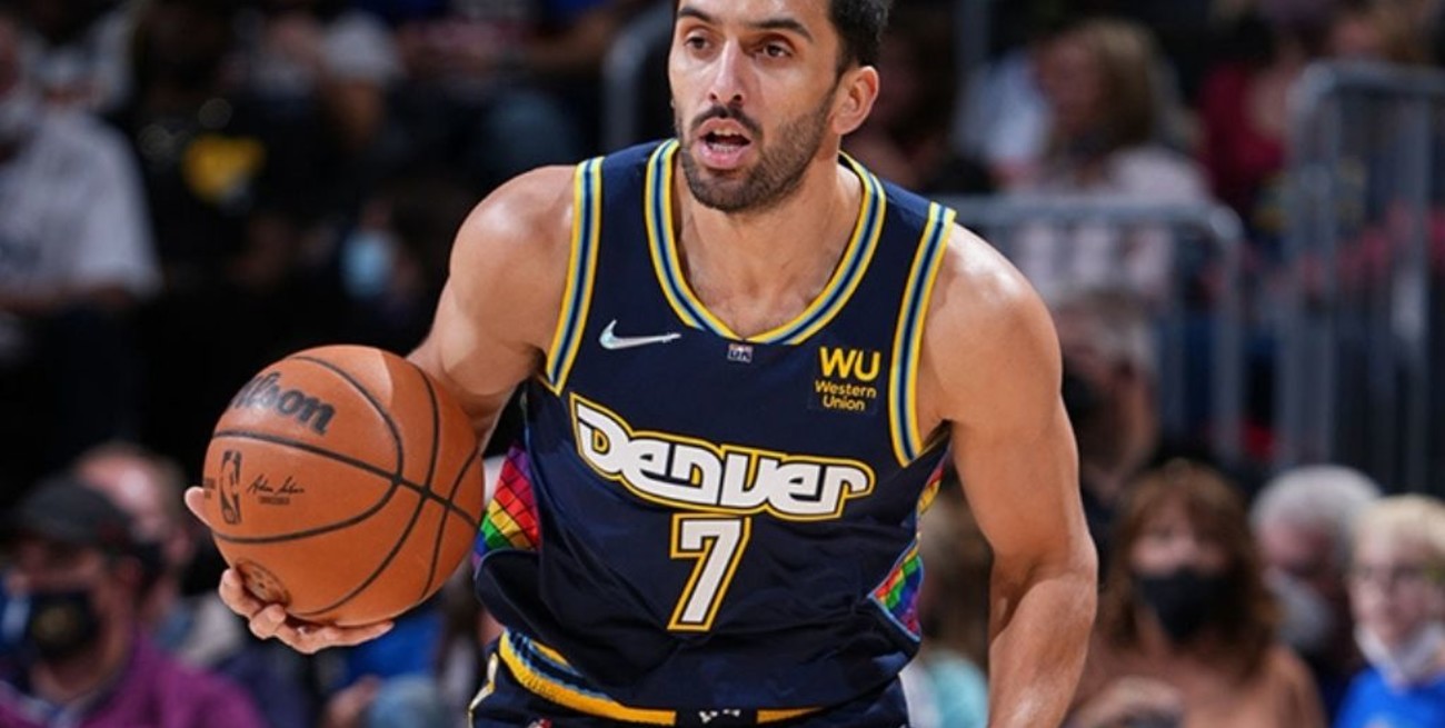 Facundo Campazzo mejoró su rendimiento en la victoria de los Nuggets ante los Rockets