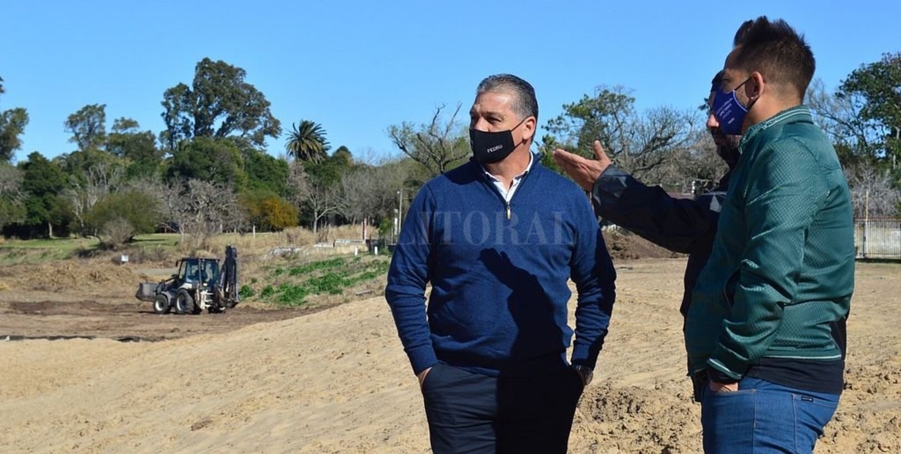 Avanza la construcción de la costanera de Sauce Viejo
