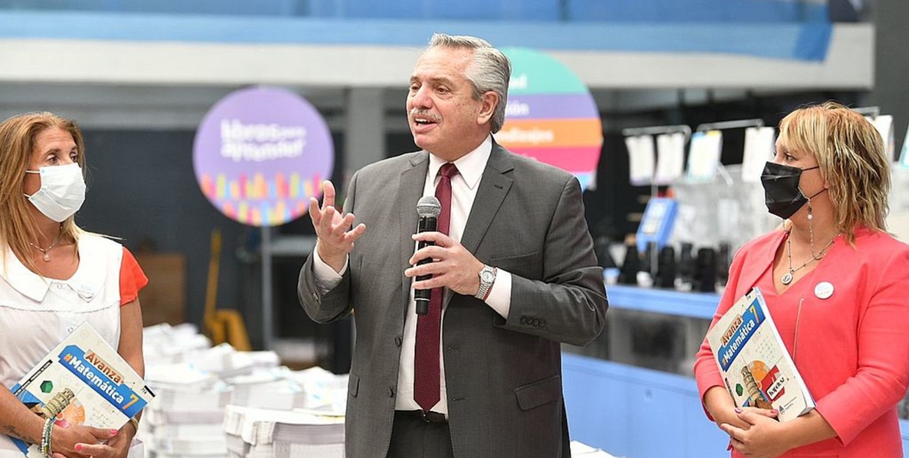 Fernández sobre las clases: "Este año tenemos que recuperar todo lo que nos postergó la pandemia"