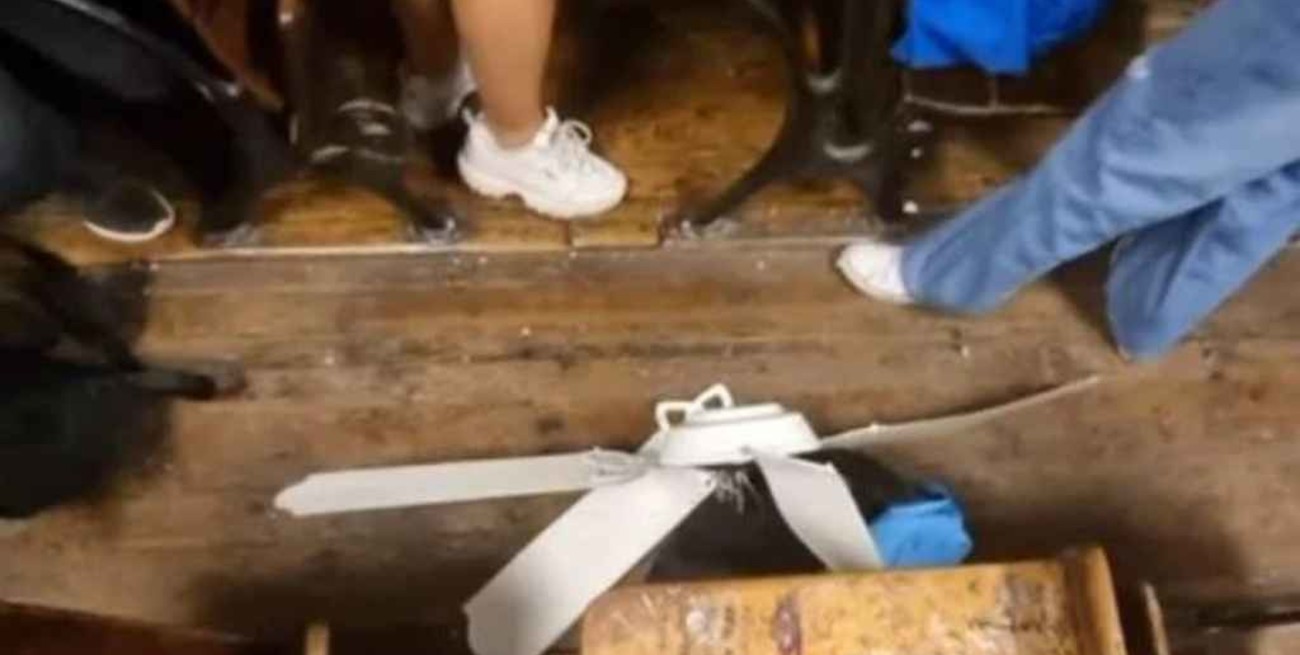 Un ventilador cayó sobre tres alumnos en un colegio de Buenos Aires 