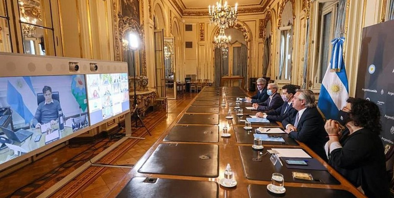 Coronavirus: el Presidente se reúne con gobernadores para analizar la situación epidemiológica