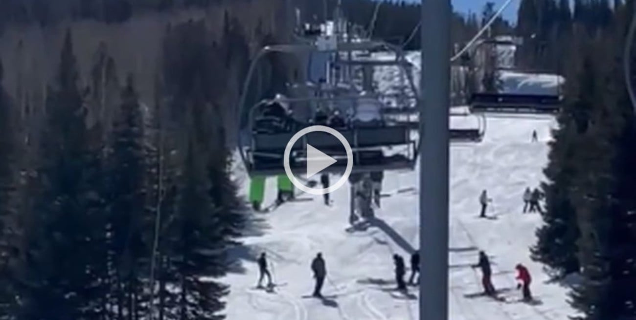 Video: el impactante accidente de aerosilla que sufrió Verónica Lozano en Aspen