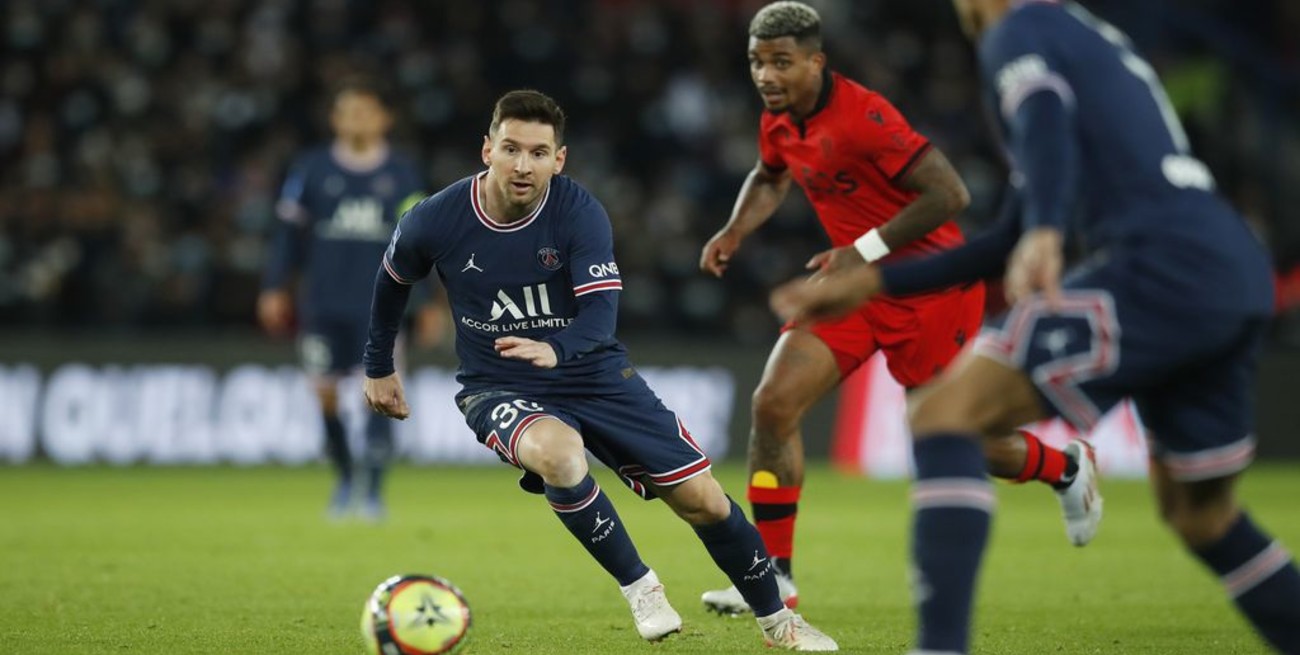 El PSG de Messi empató con Niza y sigue cómodo en la punta