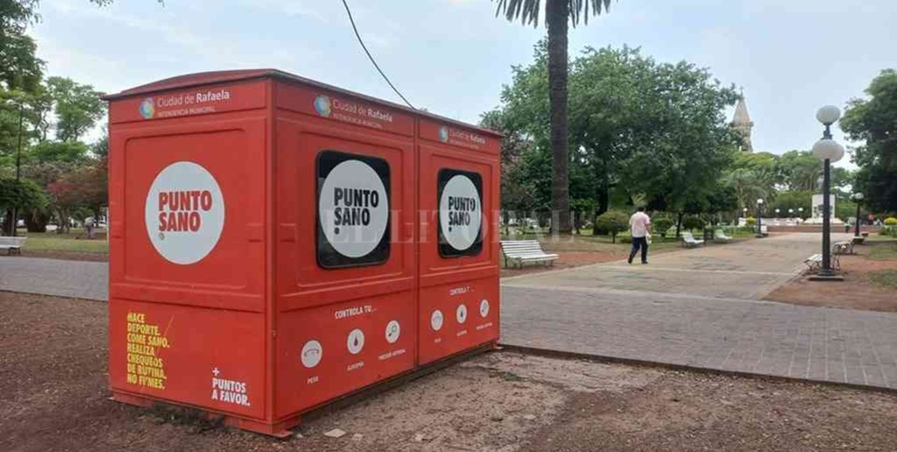 Rafaela: vuelve a abrir sus puertas el Punto Sano de la Plaza 25 de Mayo