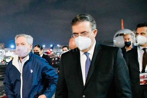 Gentileza Solá en México, donde fue recibido como Canciller pero no participa de la cumbre