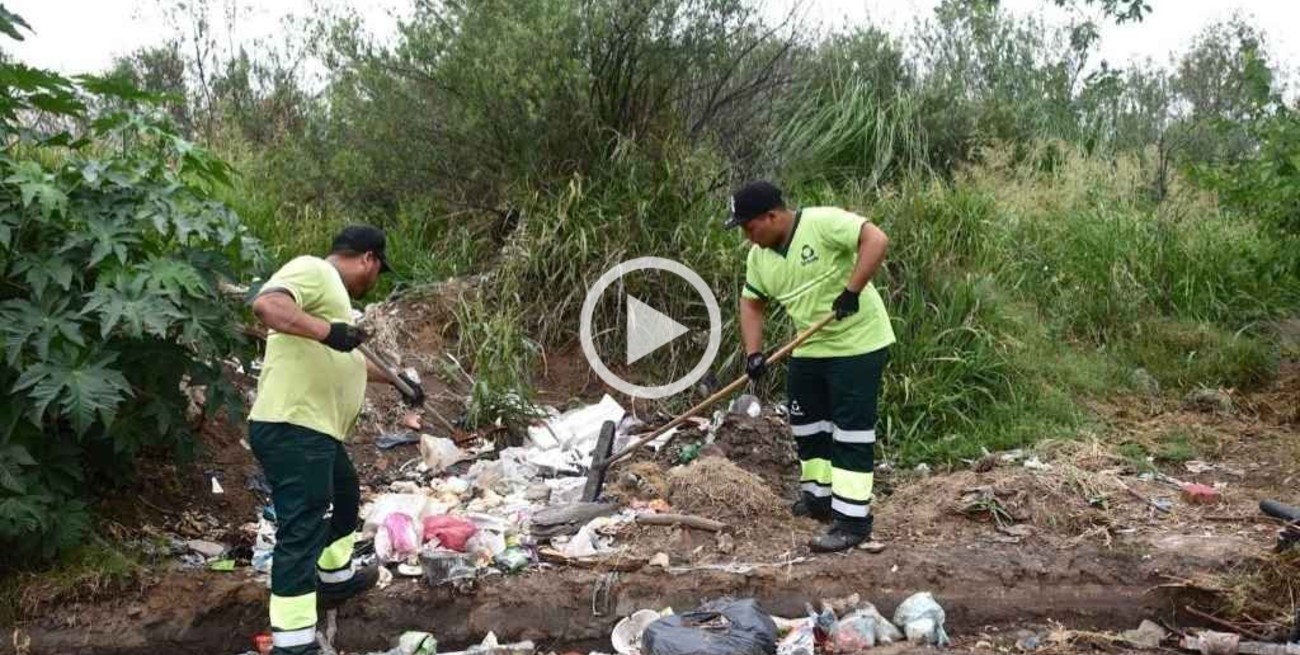 Barrio Las Flores: Santa Fe recupera un pulmón verde con la limpieza de un basural