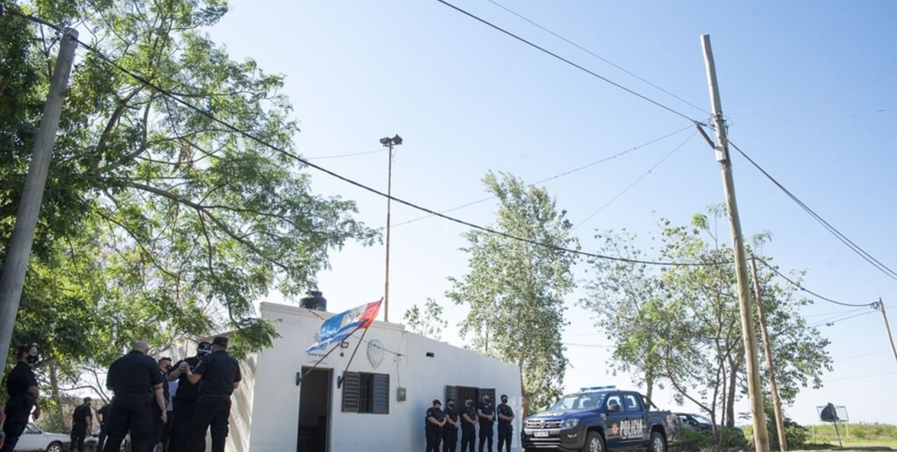 Instalaron un nuevo destacamento policial en Playa Norte de la ciudad de Santa Fe