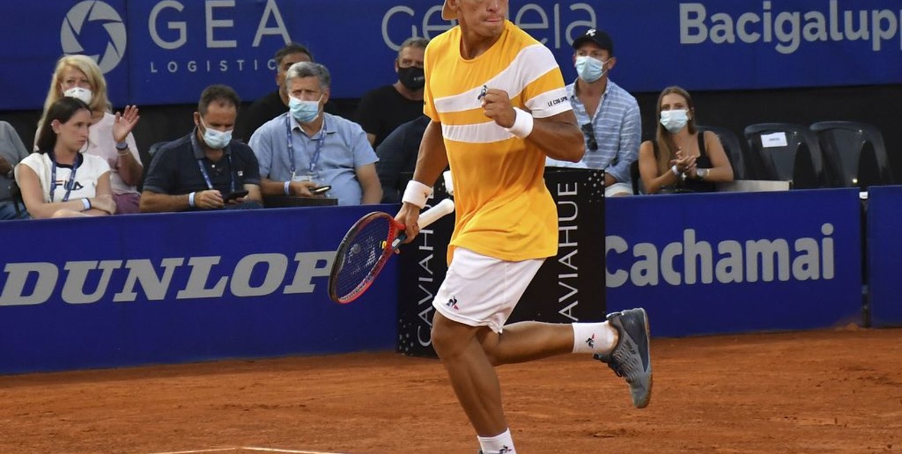 Triunfazo de Báez ante el chileno Garín para meterse en los cuartos de final del Córdoba Open