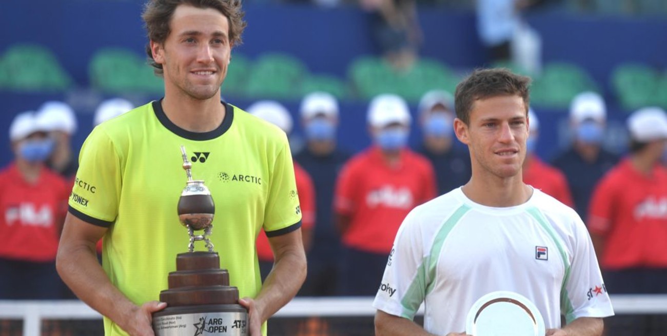 Diego Schwartzman cayó ante Casper Ruud en la final del Argentina Open