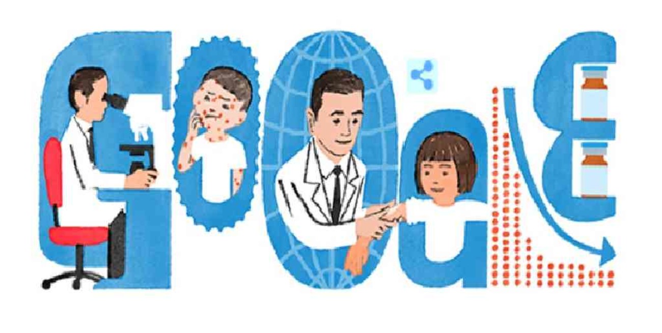 Google homenajea con un doodle al virólogo Michiaki Takahashi, creador de la vacuna contra la varicela
