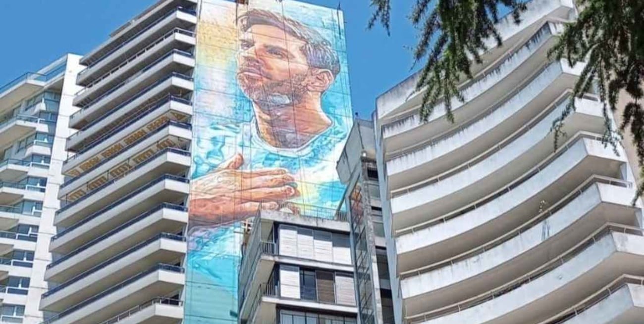Messi inmortalizado: inauguran el impactante mural del astro argentino en Rosario