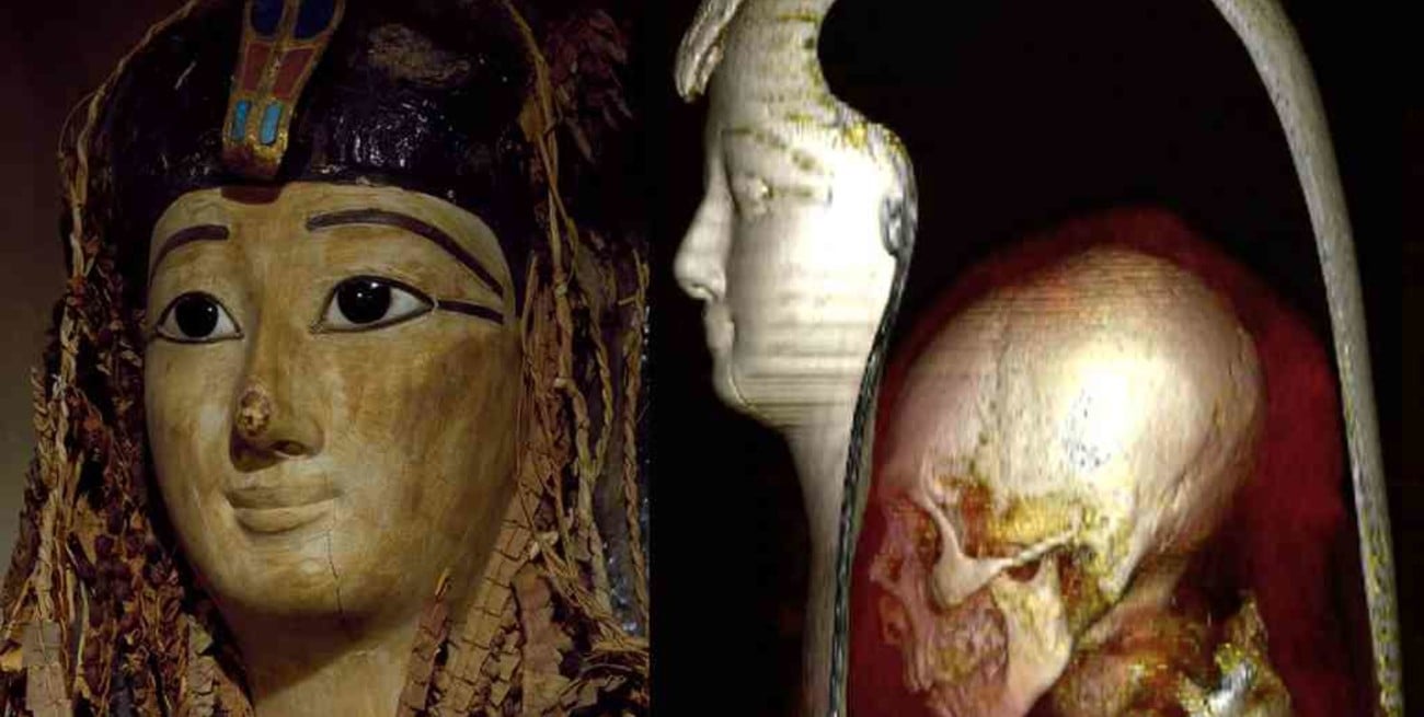 La momia del faraón egipcio Amenhotep I es digitalmente "desenvuelta" por primera vez