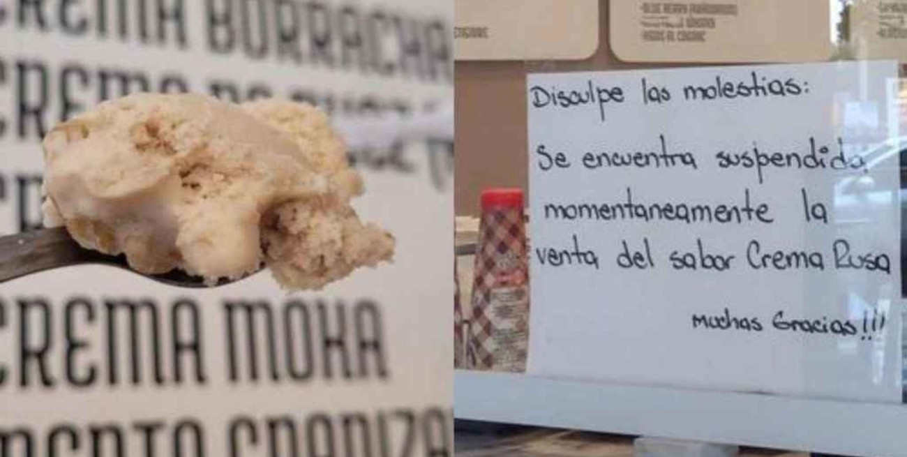 Crema rusa: el argumento del dueño de la heladería cordobesa que quitó ese gusto