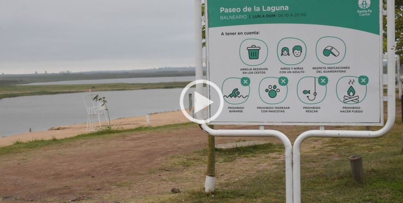 Guardavidas salvaron la vida de dos personas en la costanera este de Santa Fe